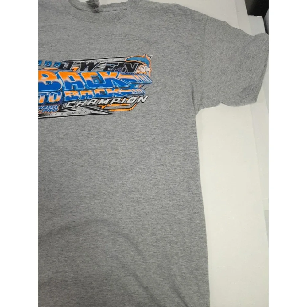 Todd  Owen Racing T-Shirt Sk Modified Champion Back To Back Tee Rare Sz L - Picture 5 of 8